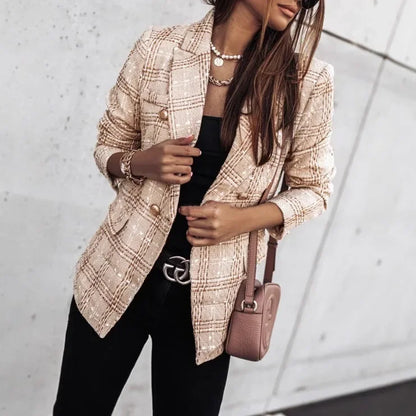 Velina Moda | Jacket with long sleeves - transitional jacket Velina Moda | with pattern