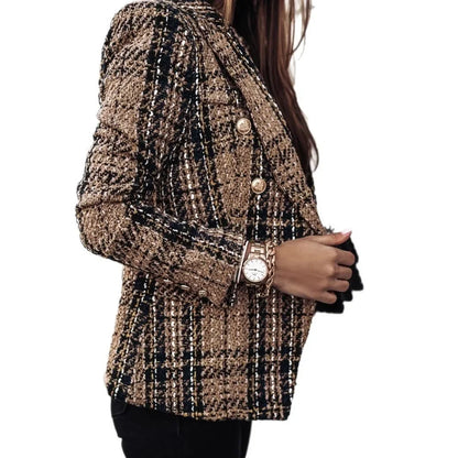 Velina Moda | Jacket with long sleeves - transitional jacket Velina Moda | with pattern