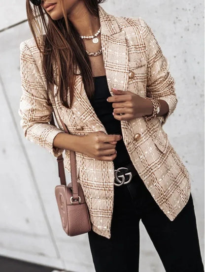 Velina Moda | Jacket with long sleeves - transitional jacket Velina Moda | with pattern