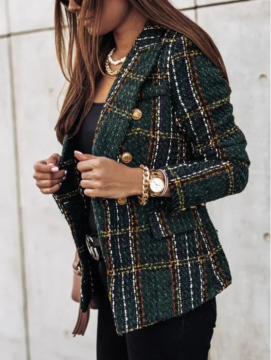 Velina Moda | Jacket with long sleeves - transitional jacket Velina Moda | with pattern