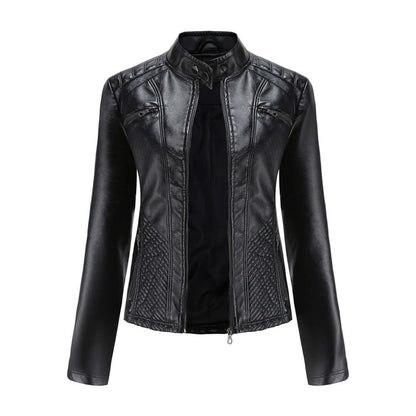 Velina Moda | Leather Jacket - Timeless Elegance