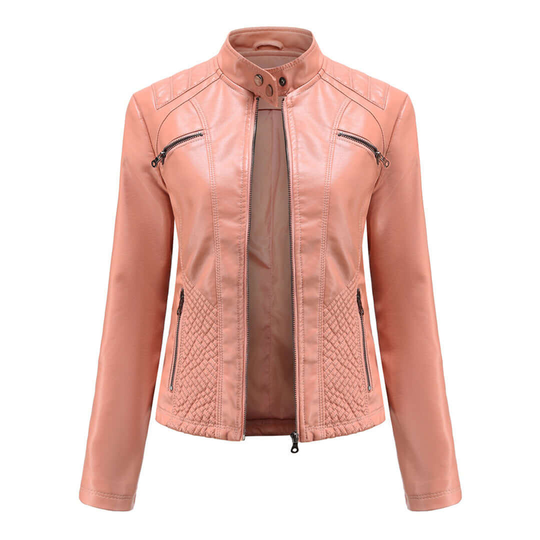 Velina Moda | Leather Jacket - Timeless Elegance