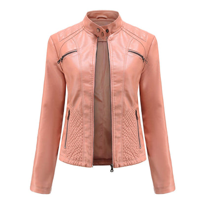 Velina Moda | Leather Jacket - Timeless Elegance