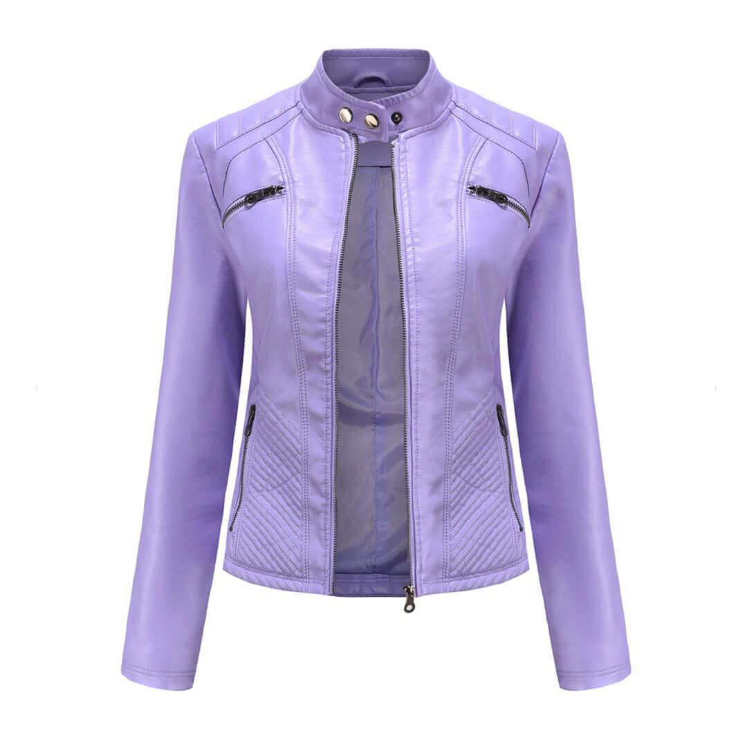 Velina Moda | Leather Jacket - Timeless Elegance