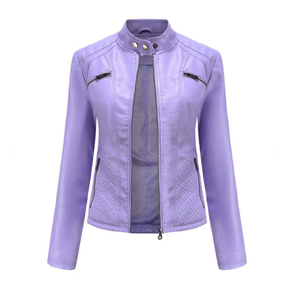 Velina Moda | Leather Jacket - Timeless Elegance