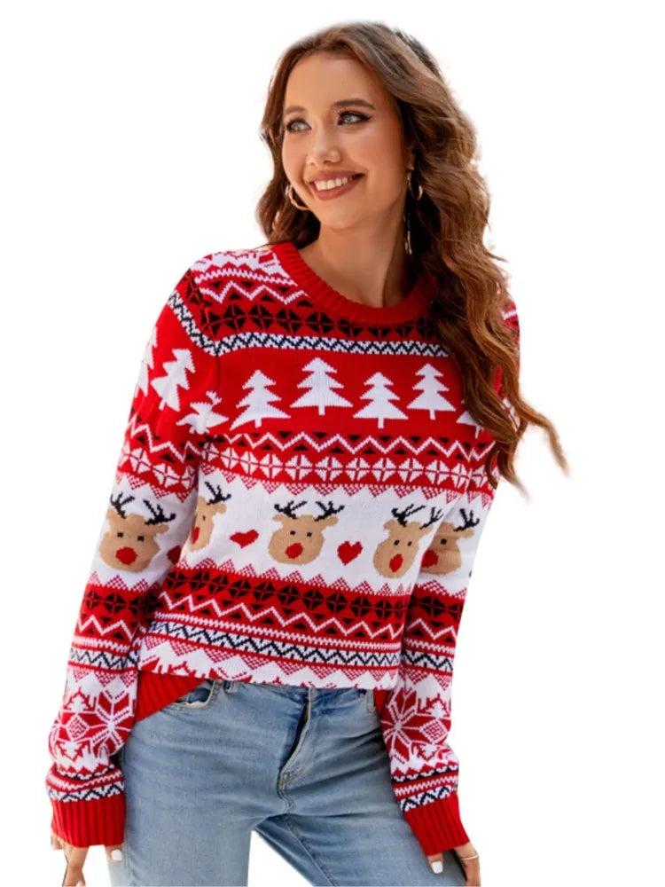 Velina Moda | Knitted sweater for women - Soft & warm women's sweater with classic design