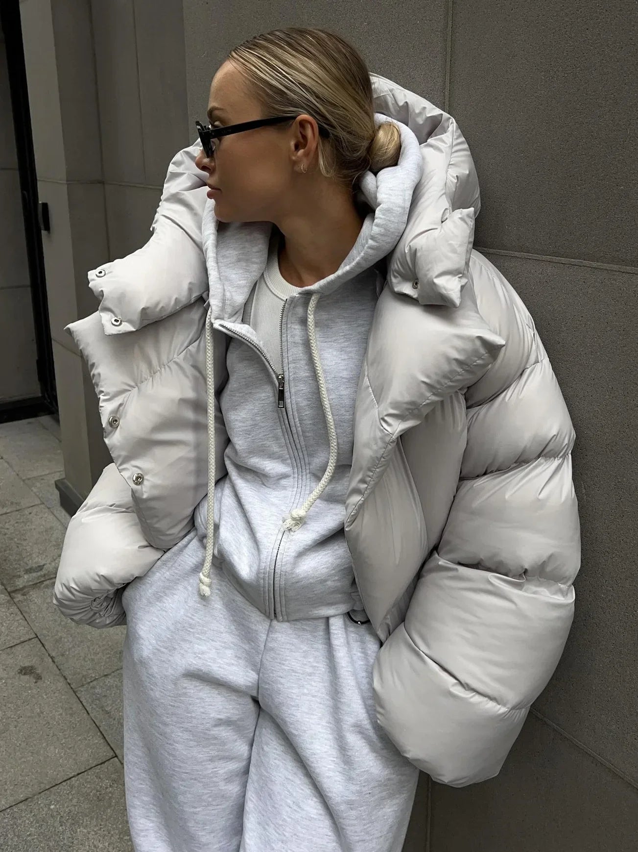 Velina Moda | Parka Long women's jacket winter with long sleeves