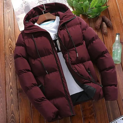 Velina Moda | Puffer jacket Winter jacket men for cold weather conditions