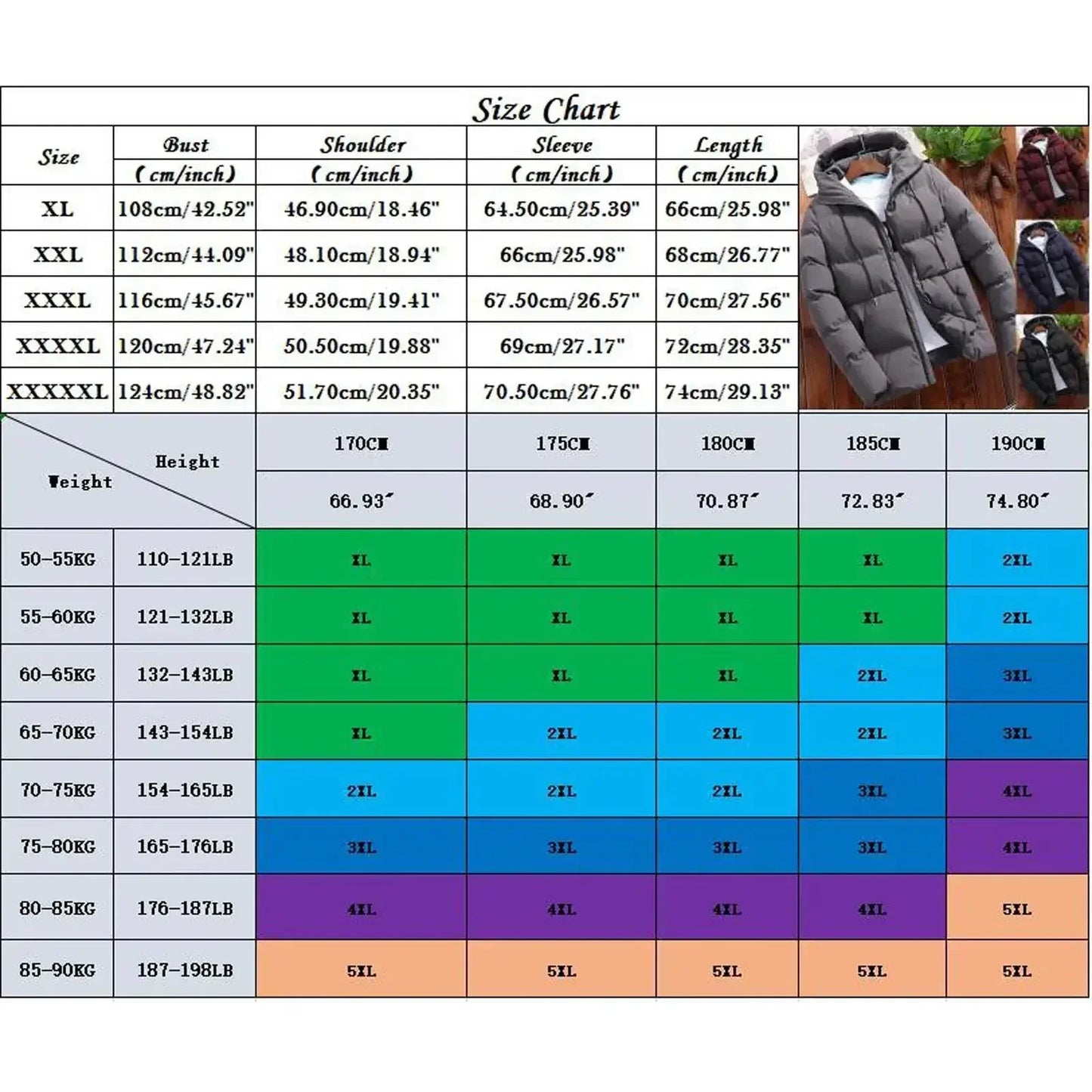 Velina Moda | Puffer jacket Winter jacket men for cold weather conditions