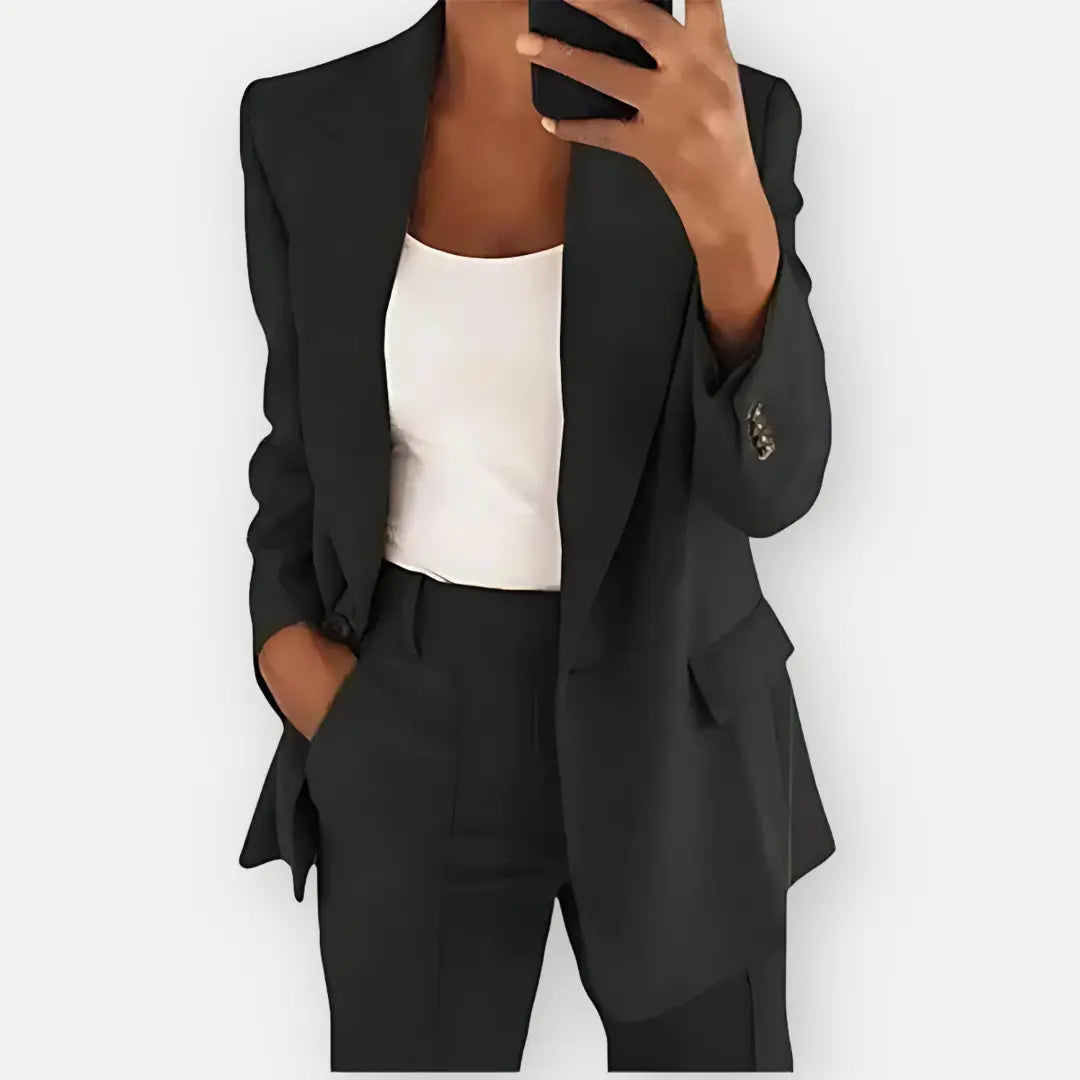 Velina Moda | Blazer and Pants Set - Women's Clothing
