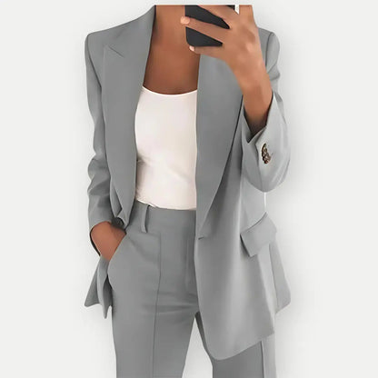 Velina Moda | Blazer and Pants Set - Women's Clothing