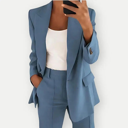 Velina Moda | Blazer and Pants Set - Women's Clothing