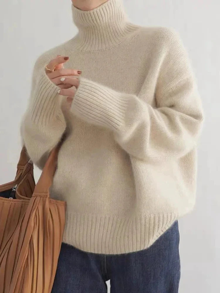Velina Moda | Turtleneck Sweater Women's Fashion
