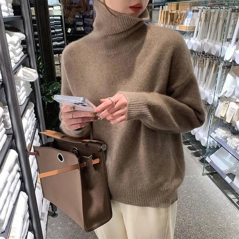Velina Moda | Turtleneck Sweater Women's Fashion