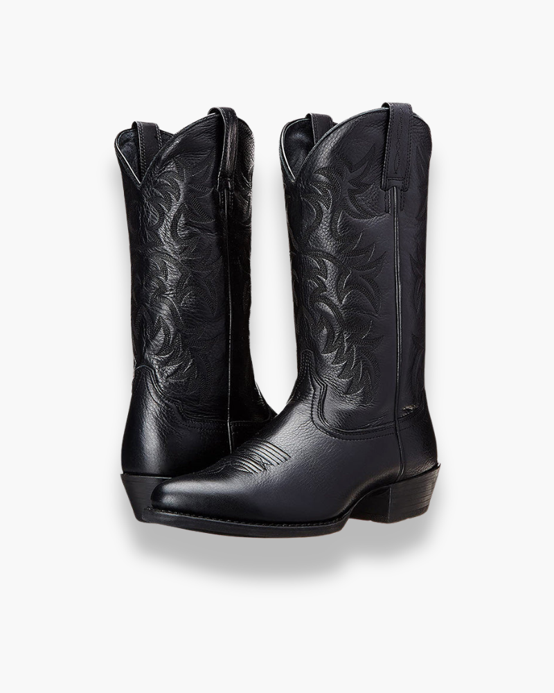 Velina Moda | Cowboy Boots Ladies - Black Western Boots