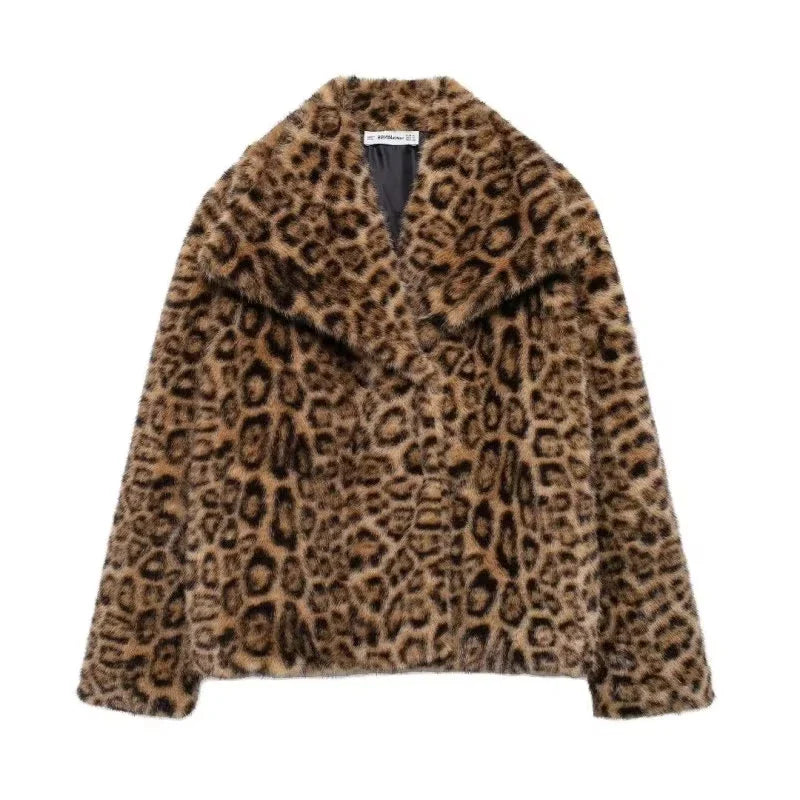 Velina Moda | Women's Coat Winter Long Faux Fur Coat