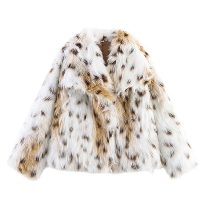 Velina Moda | Women's Coat Winter Long Faux Fur Coat