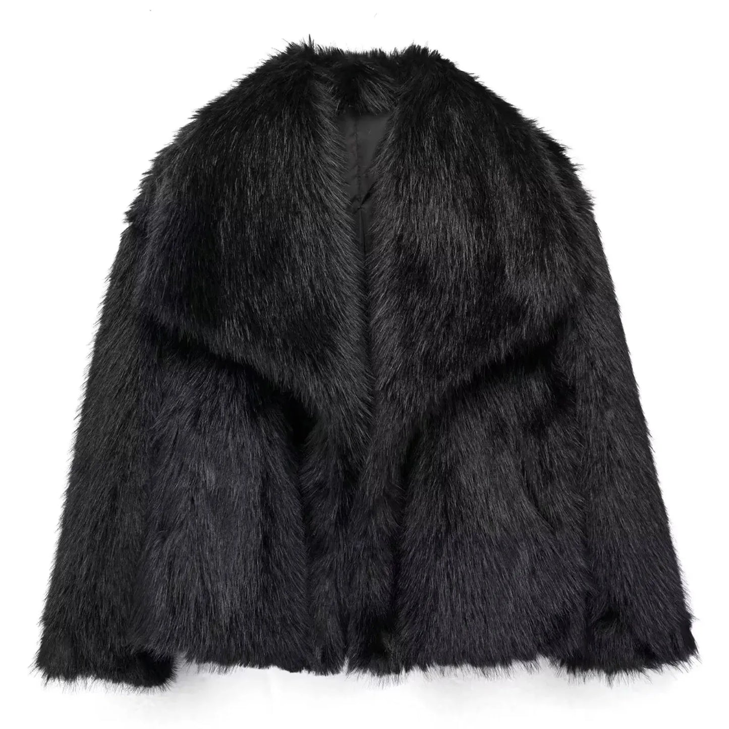Velina Moda | Women's Coat Winter Long Faux Fur Coat