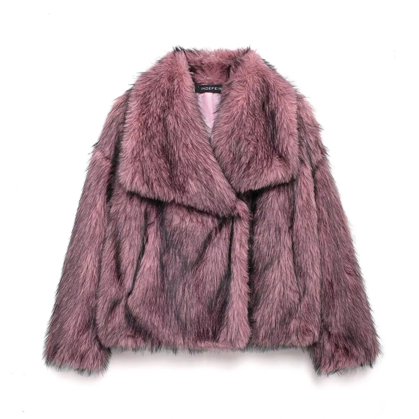 Velina Moda | Women's Coat Winter Long Faux Fur Coat