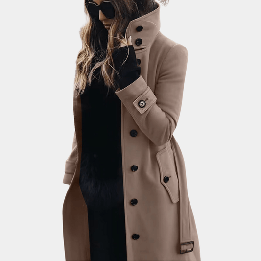 Velina Moda | Trench coat for women - Warm jackets