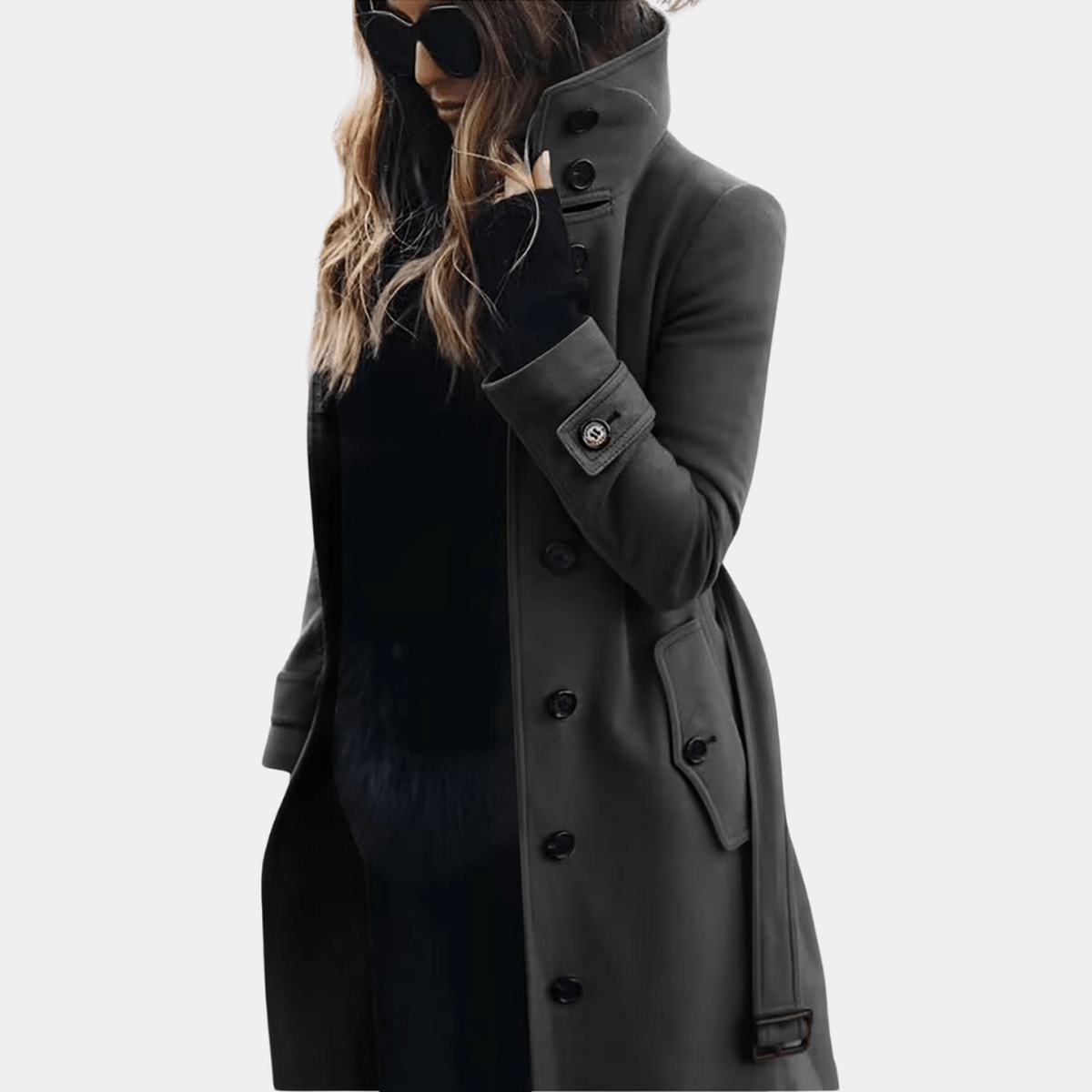 Velina Moda | Trench coat for women - Warm jackets