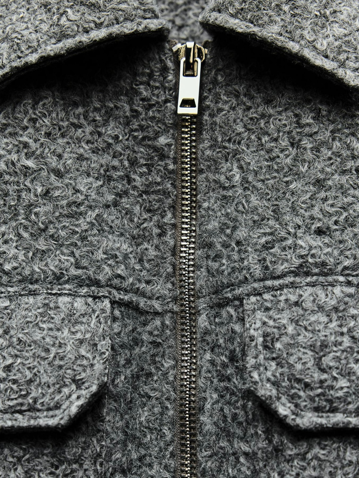 Velina Moda | Style Bouclé Gray Jacket