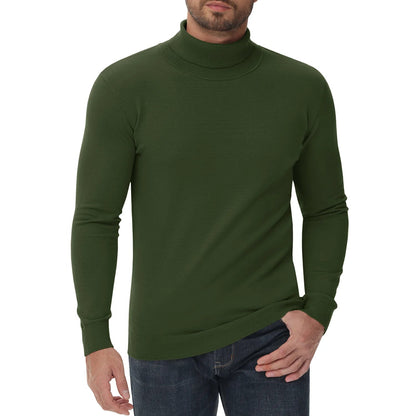 Velina Moda | Roll Neck Sweater - Men's Slim Fit