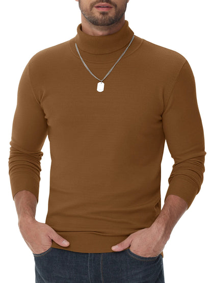 Velina Moda | Roll Neck Sweater - Men's Slim Fit