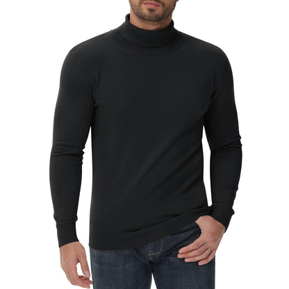 Velina Moda | Roll Neck Sweater - Men's Slim Fit