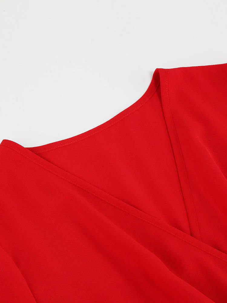 Midi dress with lace | Berila