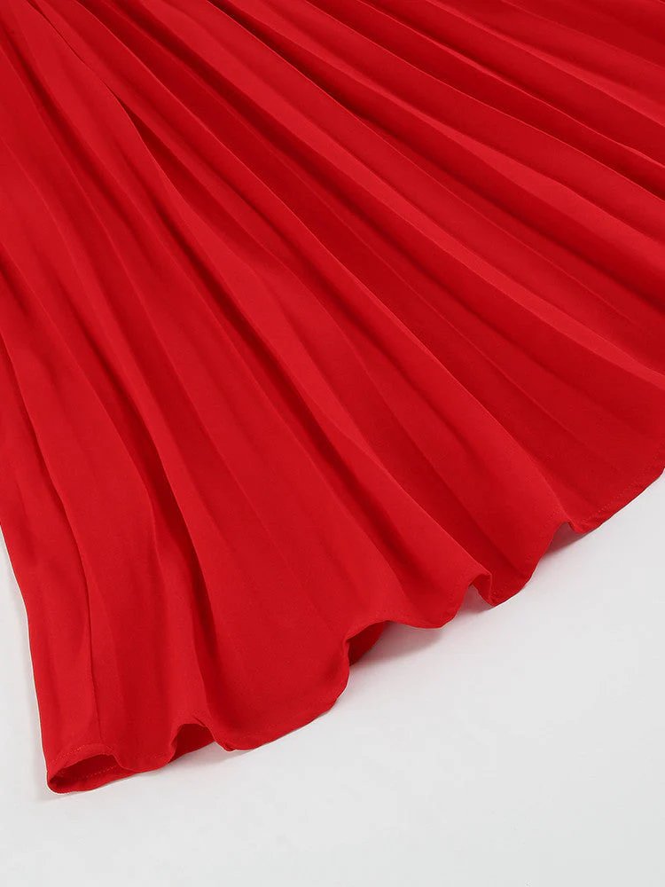 Midi dress with lace | Berila