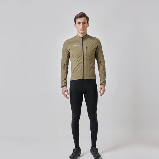 Velina Moda | Men's Cycling Jacket - Insulated, water-repellent & windproof thermal jacket for 3 seasons