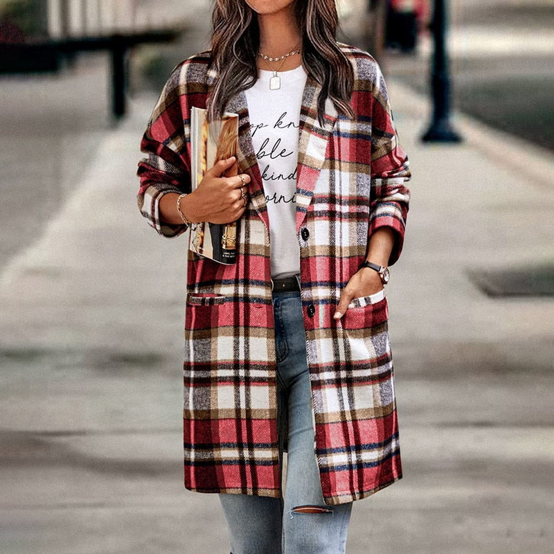 Velina Moda | Jacket - Women's Regular Fit Transitional Jacket