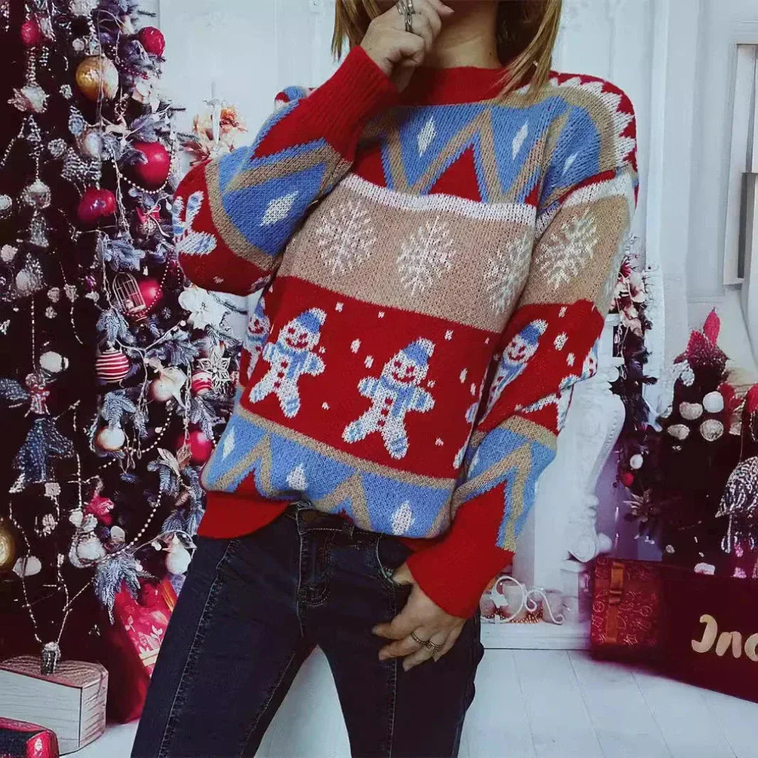 Velina Moda | Sweater Knitted women's sweater for Christmas