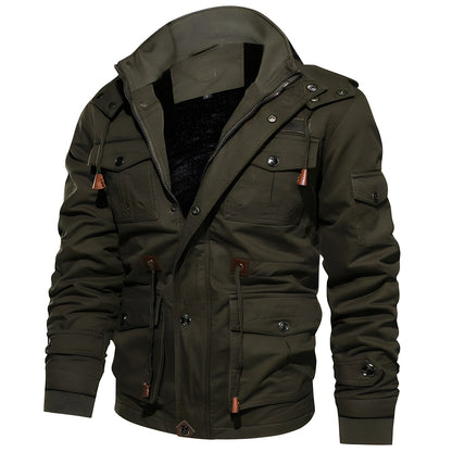 Velina Moda | Military jacket with multiple pockets