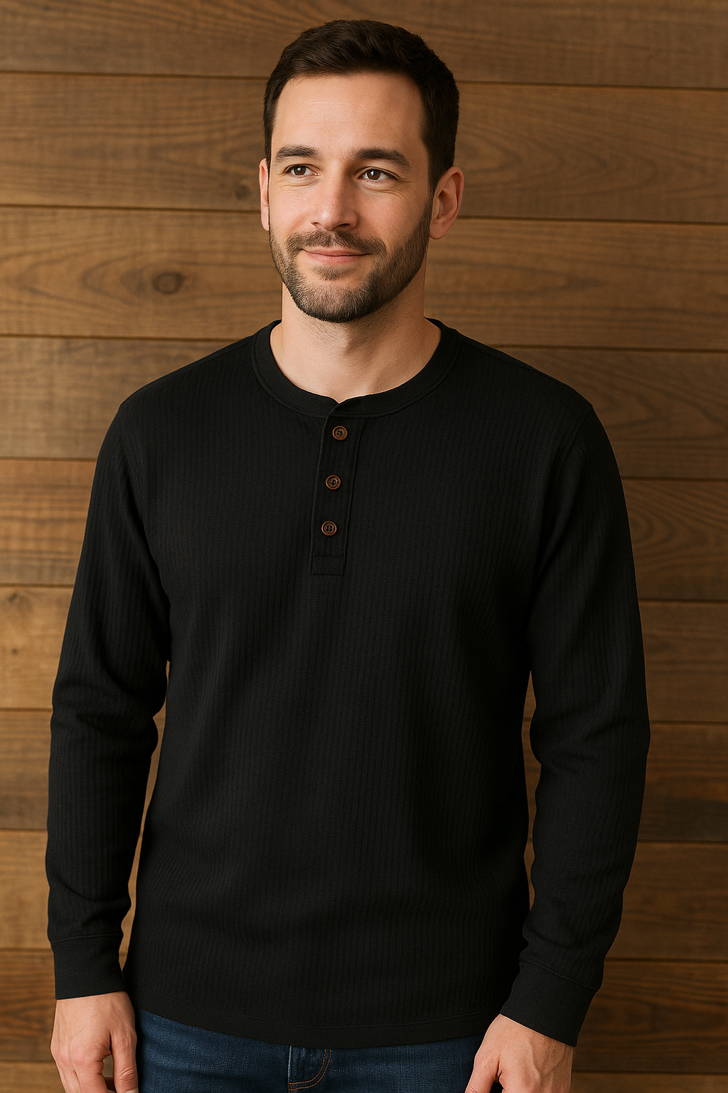 Velina Moda | Shirt Waffle Structure Men's T-Shirt
