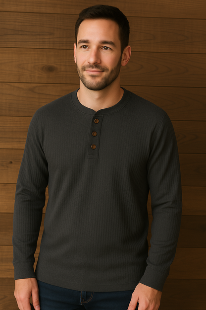 Velina Moda | Shirt Waffle Structure Men's T-Shirt
