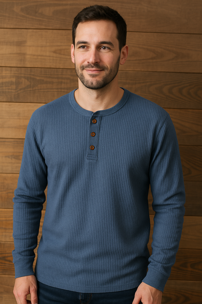 Velina Moda | Shirt Waffle Structure Men's T-Shirt