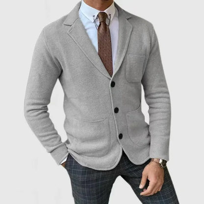 Ramiro - Men's knit blazer-style cardigan