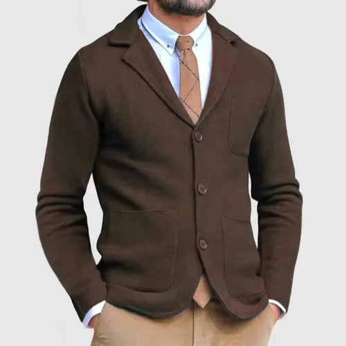 Ramiro - Men's knit blazer-style cardigan