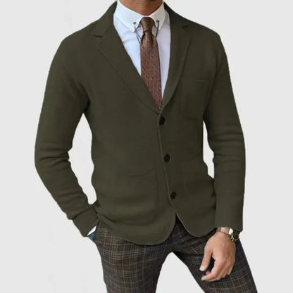 Ramiro - Men's knit blazer-style cardigan