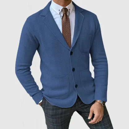 Ramiro - Men's knit blazer-style cardigan