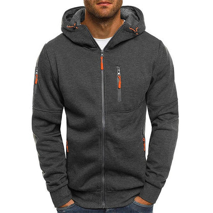 Velina Moda | Hoodie with full zipper - Comfortable hoodie