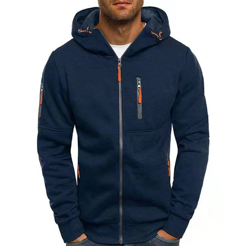 Velina Moda | Hoodie with full zipper - Comfortable hoodie