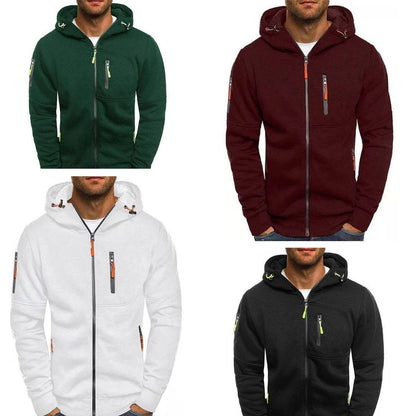 Velina Moda | Hoodie with full zipper - Comfortable hoodie