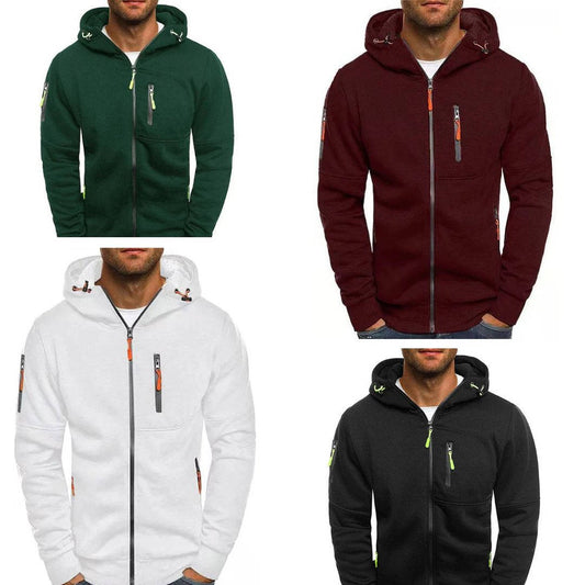 Velina Moda | Hoodie with full zipper - Comfortable hoodie