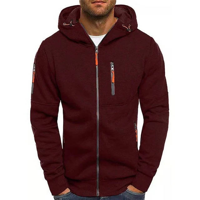 Velina Moda | Hoodie with full zipper - Comfortable hoodie