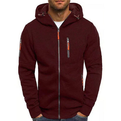 Velina Moda | Hoodie with full zipper - Comfortable hoodie