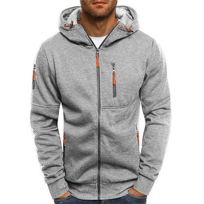 Velina Moda | Hoodie with full zipper - Comfortable hoodie