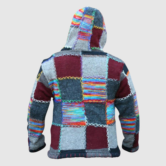 Velina Moda | Hoodie Wool Blend Relaxed Fit Boho Style